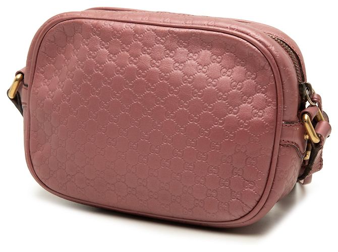 Borsa Gucci Pink Metallic Microguccissima Sunshine Disco Camera Bag - vista 2