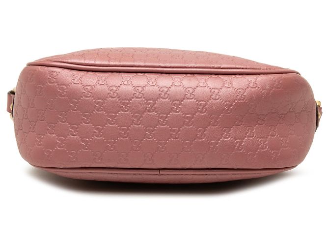 Borsa Gucci Pink Metallic Microguccissima Sunshine Disco Camera Bag - vista 3