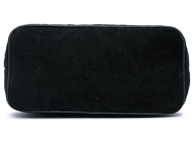Borsa Tote Chanel Medallion in velluto nero - vista 3