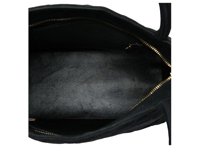 Borsa Tote Chanel Medallion in velluto nero - vista 4