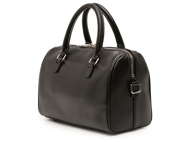Autre Marque Bolso Classic Duffle Satchel Baby de piel negra con tachuelas de Saint Laurent - vista 2