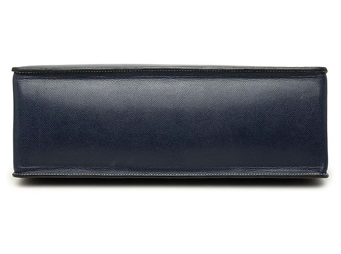 Hermès Blue Courchevel Whitebus GM - vista 3