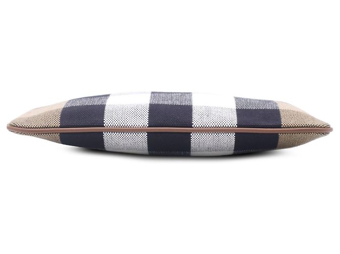 Pouch da polso Peyton Burberry in tela House Check marrone - vista 3
