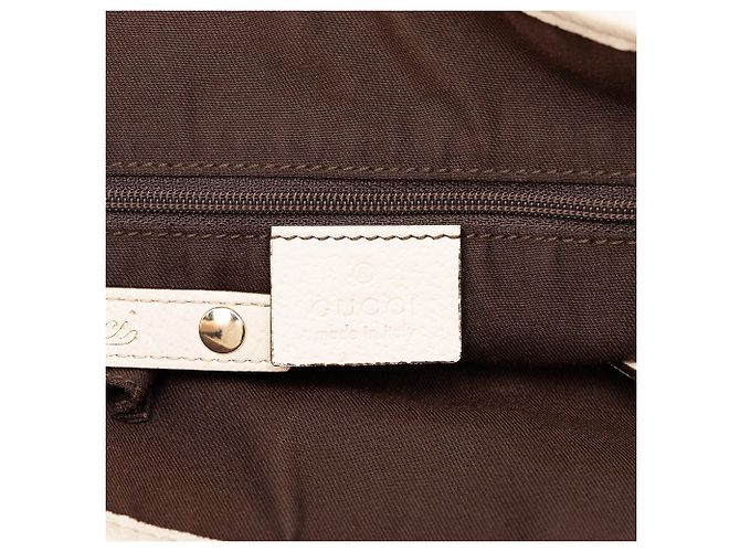 Gucci Abbey D Ring Tote aus beigem GG Canvas - Ansicht 5