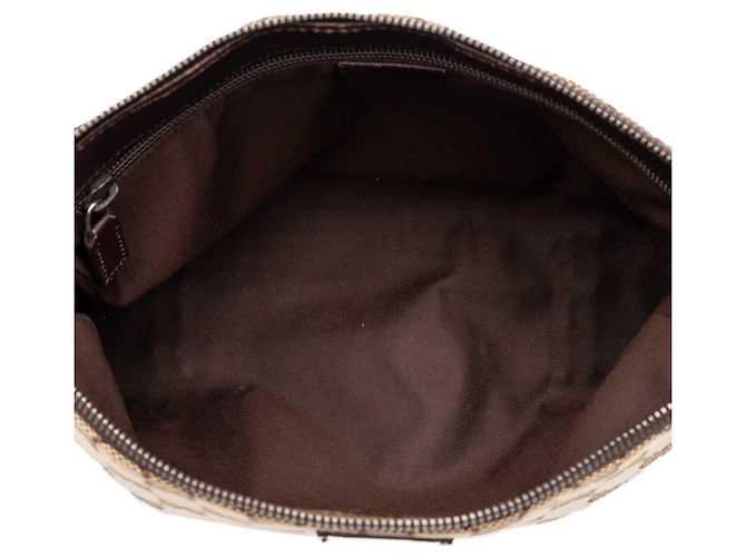 Borsa a tracolla Gucci in tela GG beige - vista 4