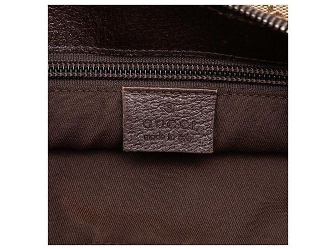 Borsa a tracolla Gucci in tela GG beige - vista 5