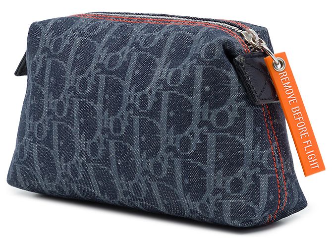 Beauty case Dior Blue Diorissimo Trotter Denim Flight - vista 2