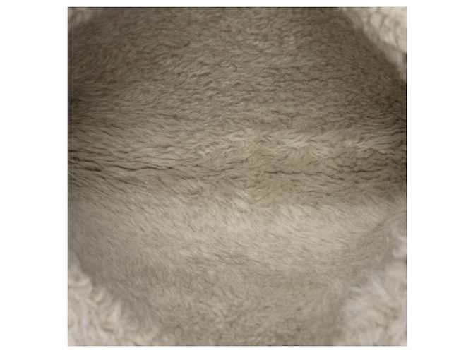Autre Marque Saint Laurent Gray Medium Shearling Monogram Kate Reversible Schultertasche - Ansicht 4