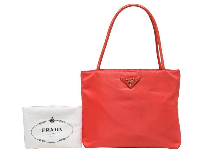 Prada Orange Tessuto Tote - Ansicht 6