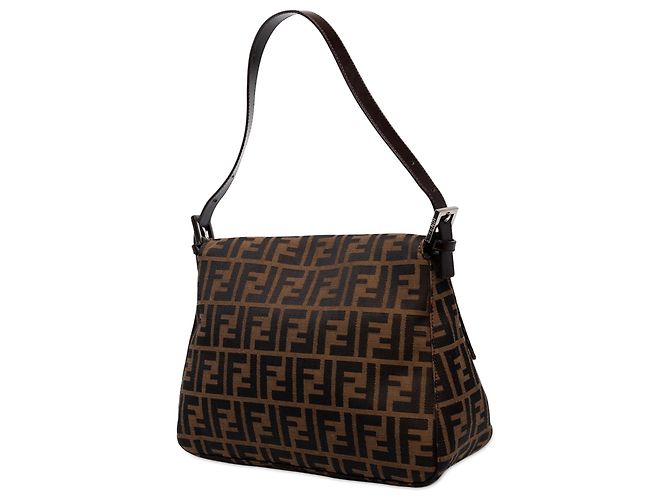 Fendi Brown Zucca Canvas Mamma Forever - vista 2