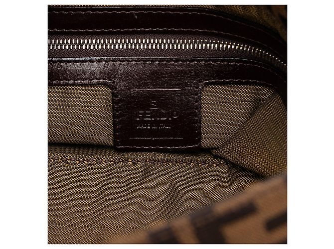 Fendi Brown Zucca Canvas Mamma Forever - vista 5