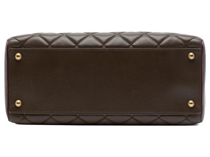 Chanel Perfect Edge Tote Small aus gestepptem Kalbsleder, braun - Ansicht 3