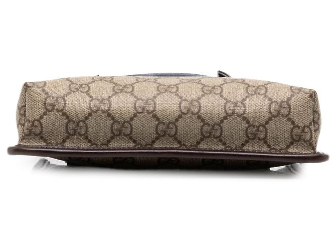 Borsa a tracolla Gucci Beige GG Supreme - vista 3
