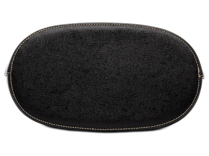 Burberry Schultertasche aus schwarzem Leder - Ansicht 3