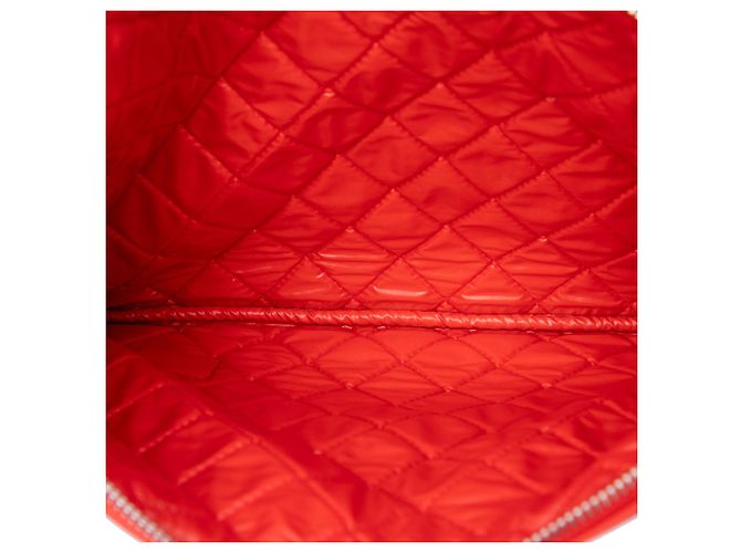 Chanel Orange Medium Printed Lambskin Cuba La Habana O Case Clutch - vista 4