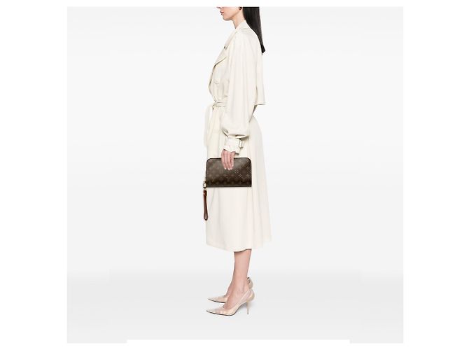 Louis Vuitton Brown Monogram Orsay - vista 6