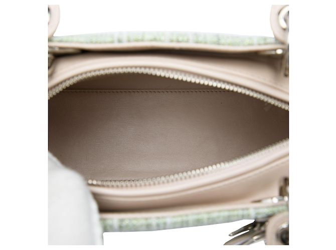 Dior Green Medium Tweed Lady Dior - vista 4