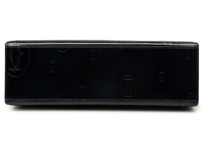 Borsa Cartier Black Patent Happy Birthday Top Handle - vista 3