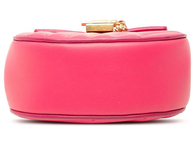 Bolso Chloé Drew Bijou Nano de piel acolchada rosa - vista 3