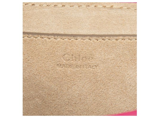 Bolso Chloé Drew Bijou Nano de piel acolchada rosa - vista 5