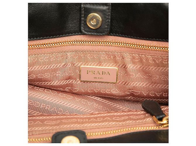 Bow Borsa Prada in Tessuto nera con fiocco Fiocco - vista 5