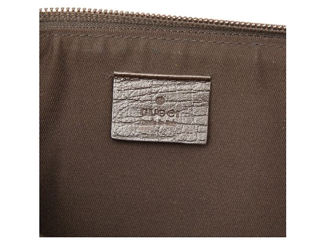 Pouch con zip Gucci Beige GG Supreme - vista 5