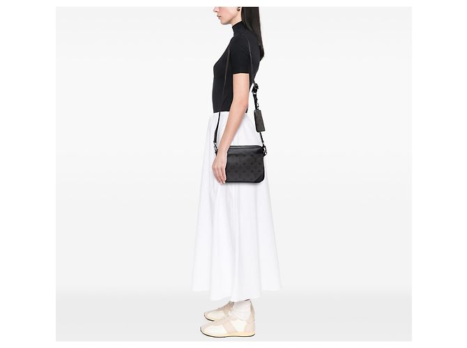 Louis Vuitton Black Monogram Eclipse Reverse Trio Messenger - Ansicht 6