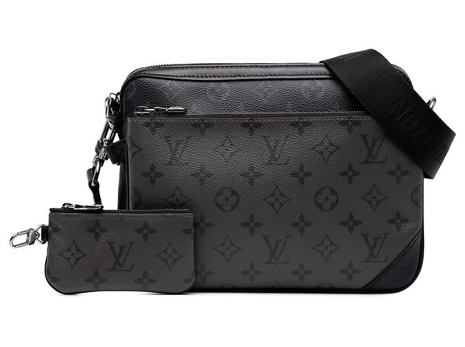 Louis Vuitton Black Monogram Eclipse Reverse Trio Messenger - Ansicht 7