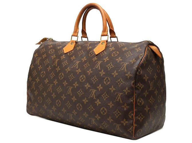 Louis Vuitton Brown Monogram Speedy 40 - vista 2