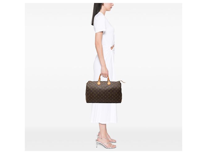 Louis Vuitton Brown Monogram Speedy 40 - vista 6