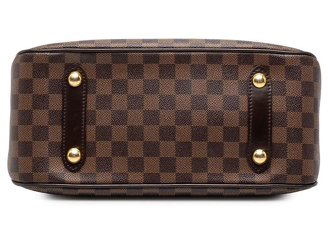 Louis Vuitton Brown Damier Ebene Cabas Rosebery - vista 3