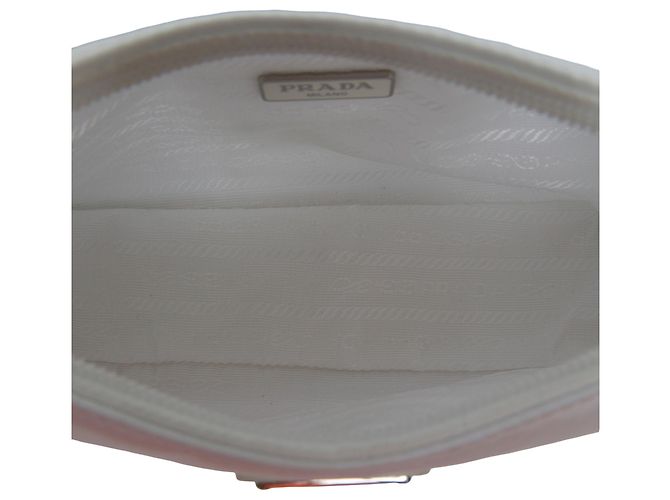 Re-Edition Borsa a tracolla Prada White Mini Tessuto Re Edition 2000 - vista 4
