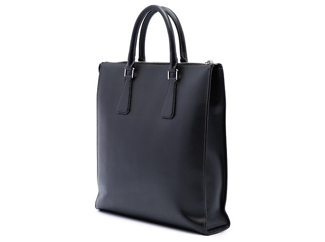 Prada Tote North South in Saffiano Nero - vista 2