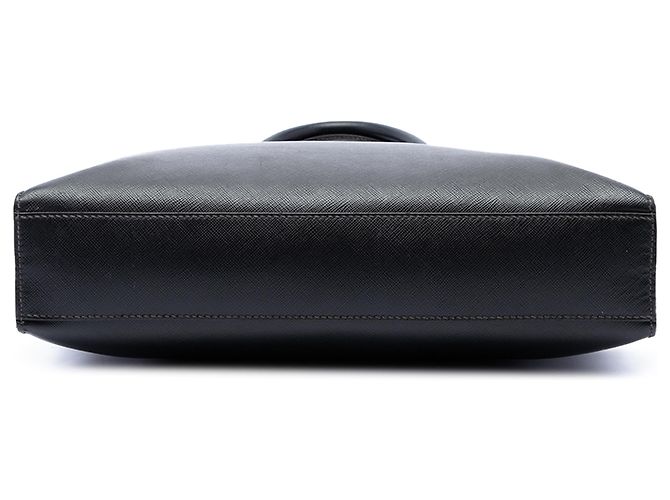 Prada Tote North South in Saffiano Nero - vista 3