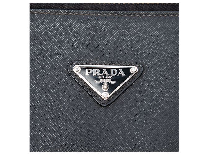 Prada Tote North South in Saffiano Nero - vista 5