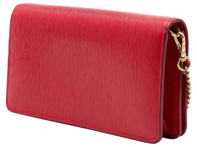 Clutch Prada Red Vitello Move con catena - vista 2