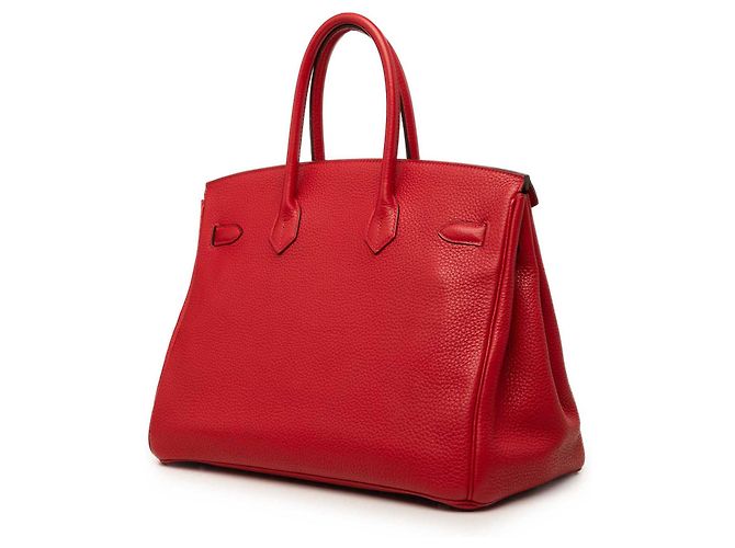 Hermès Red Clemence Birkin Retourne 35 - vista 2
