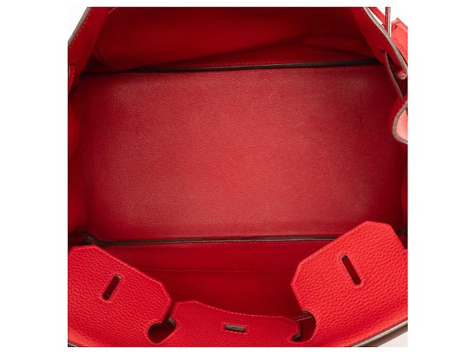 Hermès Red Clemence Birkin Retourne 35 - vista 4