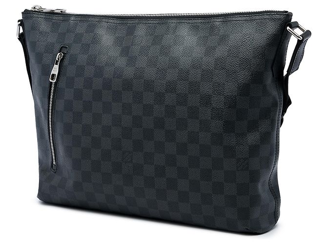 Louis Vuitton Black Damier Graphite Mick GM - vista 2