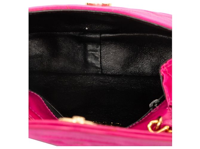 Chanel Pink CC Quilted Satin Flap Crossbody - vista 4