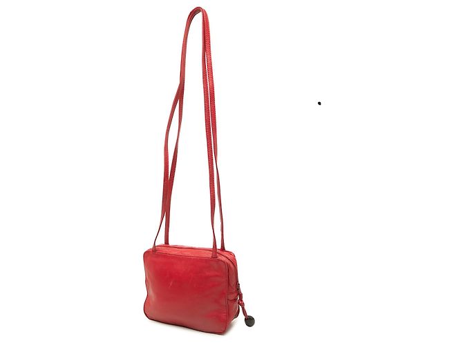 Borsa a tracolla LOEWE Anagram in nappa rossa - vista 2