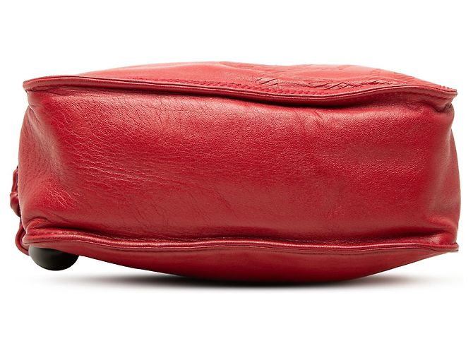 Borsa a tracolla LOEWE Anagram in nappa rossa - vista 3