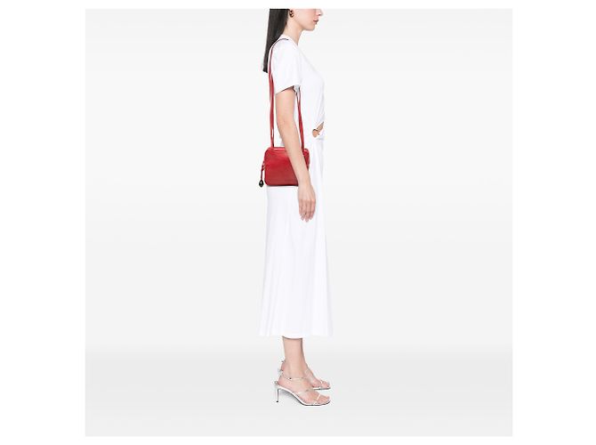 Borsa a tracolla LOEWE Anagram in nappa rossa - vista 6