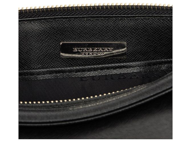 Borsa Barrel Burberry in pelle nera - vista 5