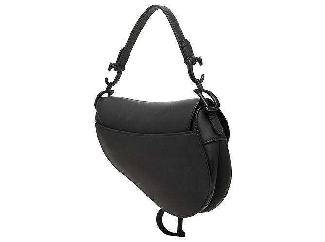 Borsa Saddle Dior Mini in vitello ultra opaco nero - vista 2