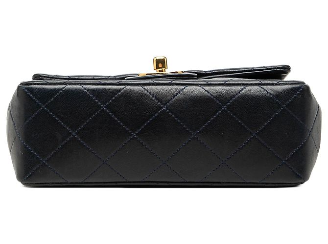 Chanel Black Mini Square Classic Lambskin Single Flap - Ansicht 3