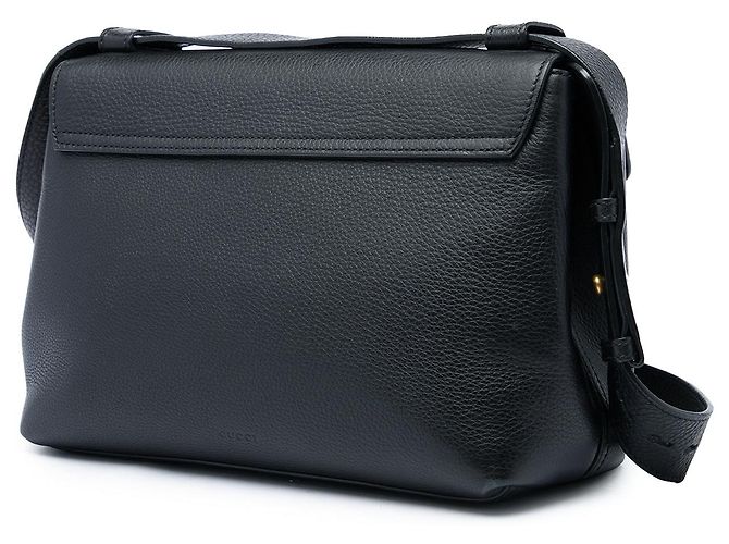 Borsa a tracolla Gucci GG Marmont piccola in pelle di vitello nera - vista 2