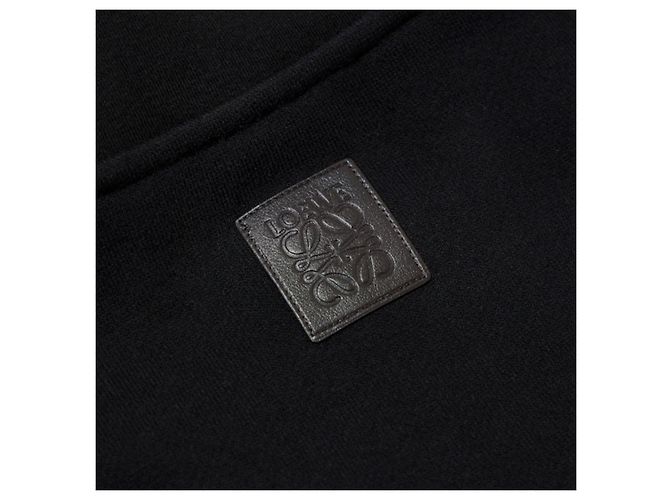 Loewe Sweatshirt aus Baumwolle und Kaschmir mit Reißverschluss - Schwarz - Ansicht 12