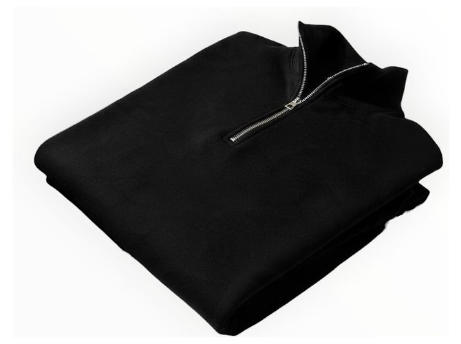 Loewe Sweatshirt aus Baumwolle und Kaschmir mit Reißverschluss - Schwarz - Ansicht 4