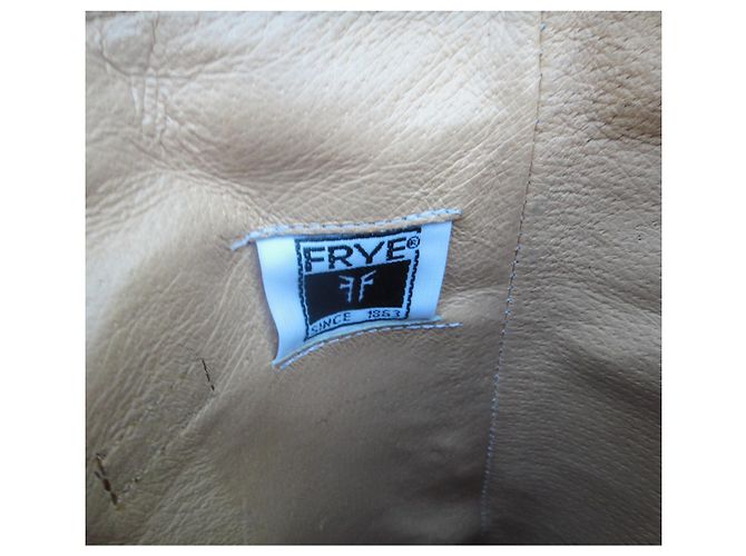 Frye Melissa Tall Leder-Reitstiefel Braun - Ansicht 8